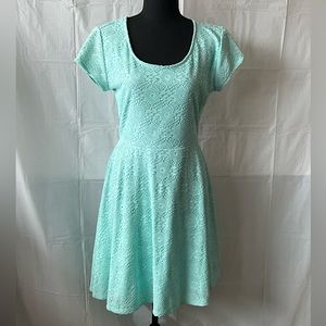 Mint Green Lace Dress
